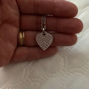 Touchstone by Swarovski Pave Heart Necklace